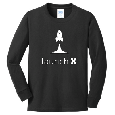 LaunchX - Port & Company Youth Long Sleeve 5.4-oz 100% Cotton T-Shirt