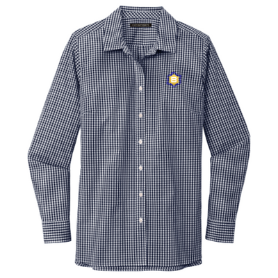 BenchLab - Ladies Broadcloth Gingham Easy Care Shirt