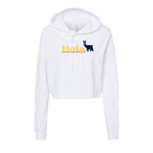 HolaMarketingFirm - Independent Trading - Women's Crop Hoodie