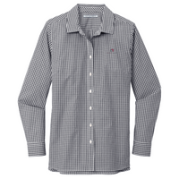 SelectROW - Ladies Broadcloth Gingham Easy Care Shirt