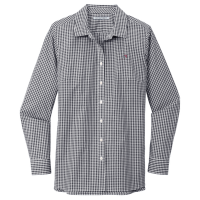 SelectROW - Ladies Broadcloth Gingham Easy Care Shirt