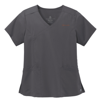 ReviveRXScrubs - Womens Premiere FlexMock Wrap Top