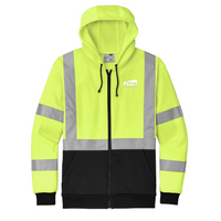 JTM Construction - CornerStone A107 Class 3 Heavy-Duty Fleece Full-Zip Hoodie CSF300
