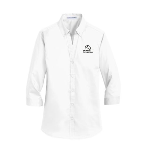 SummitNationalBank - Port Authority Ladies Three Quarter Sleeve Shirt v2
