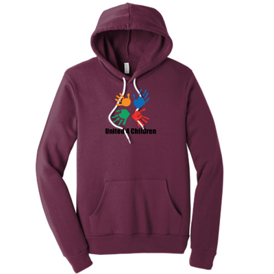 United4Children - Unisex Poly/Cotton Hooded Pullover Sweatshirt