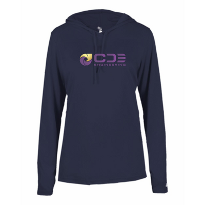 CDE ENG - B-Core L/S Women's Hood Tee