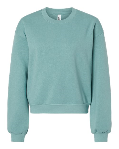 EMB American Apparel ReFlex Women's Fleece Crewneck Sweatshirt 02827
