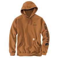 ChemistryStaffing - Carhartt Midweight Hooded Logo Sweatshirt CTK288