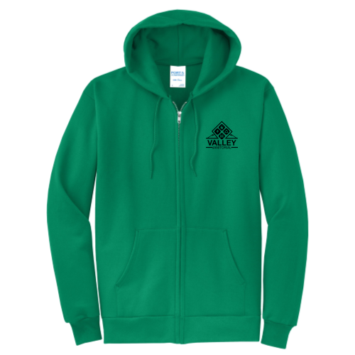 ValleyJanitorial - Port & Company Classic Full-Zip Hooded Sweatshirt