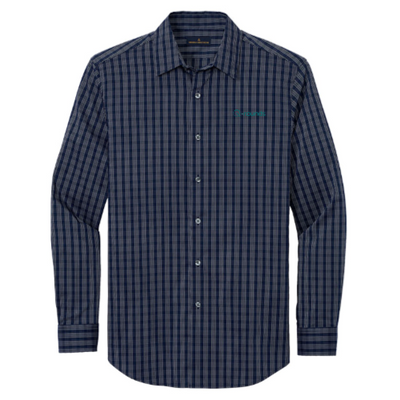 Navy Blazer/ White Grid Check