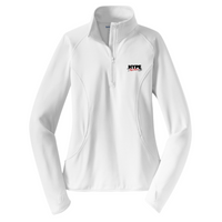 Hype Tap Team - Sport-Tek Ladies Sport-Wick Stretch 1/2-Zip Pullover - v2