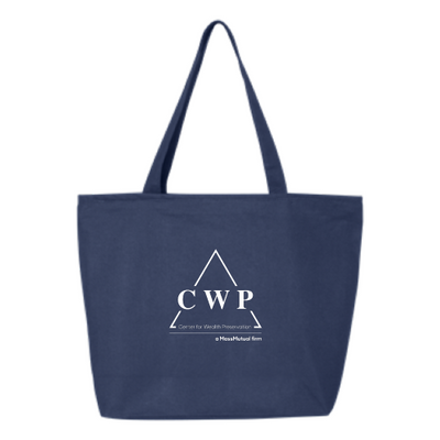 FinancialGuide - 24.5L Canvas Zippered Tote