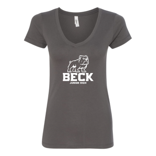 BeckJuniorHigh - Next Level - Womens V-Neck 1540