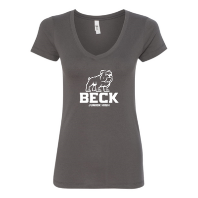 BeckJuniorHigh - Next Level - Womens V-Neck 1540