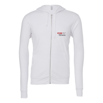 SnapFitness - Unisex Sponge Fleece Full-Zip Hooded Sweatshirt