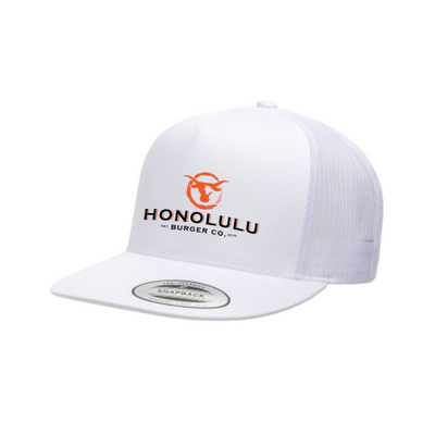 HonoluluBurger - YP Classics - 5-Panel Trucker - White