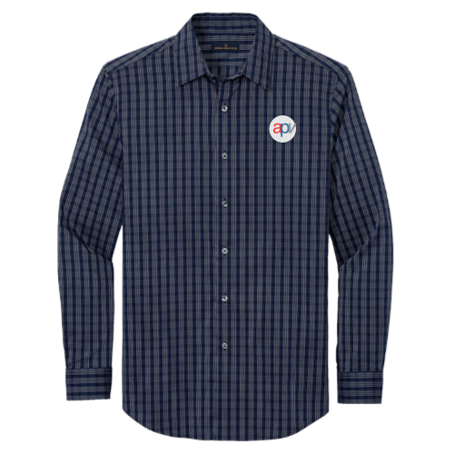 Navy Blazer/ White Grid Check