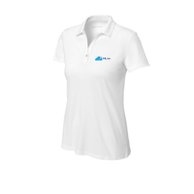 PiE - White - Sport-Tek Ladies UV Micropique Polo LST740