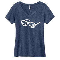 Watch Party - Volunteer Knitwear Women's Daily V-Neck Tee USA-Made