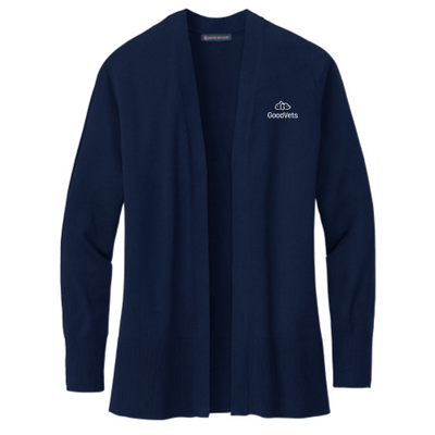 GoodVets - Brooks Brothers Women's Cotton Stretch Long Cardigan Sweater v1