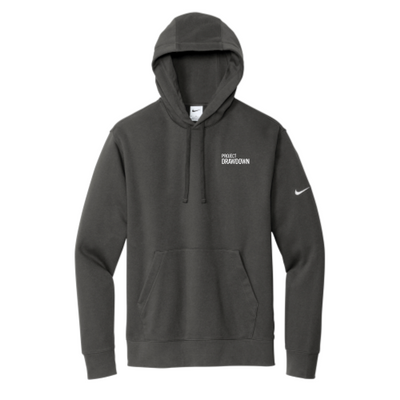 Drawdown - Nike Club Fleece Sleeve Swoosh Pullover Hoodie