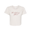 BlacksburgBallet - Ladies Flowy Cropped T-Shirt