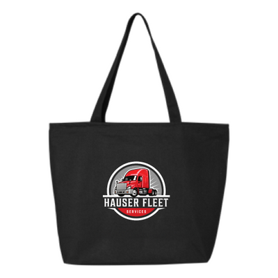 HauserFreightandLogistics - 24.5L Canvas Zippered Tote