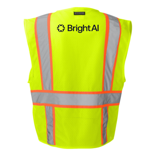 BrightAI - Solid Front Vest with Mesh Back
