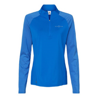 AcuityEyeGroup - Women's Stripe Block Quarter-Zip Pullover - Embroidered