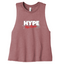 Hype Tap Team - BELLA+CANVAS Women's Racerback Cropped Tank - v1