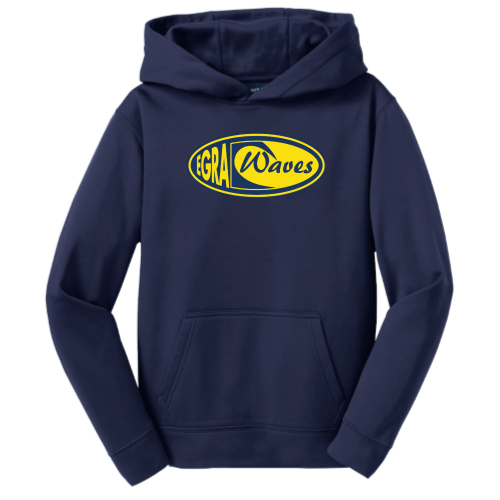 EgraWaves - Sport-Tek Youth Sport-Wick Fleece Hooded Pullover