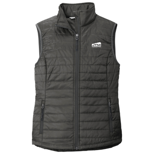 JTMConstruction - Port Authority - Ladies Packable Puffy Vest