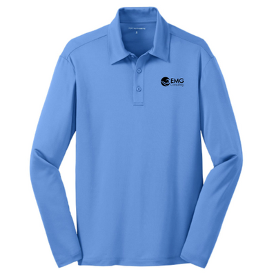 EMGConsulting - Port Authority Silk Touch Performance Long Sleeve Polo - v2