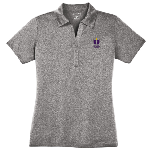 MemphisTheologicalSeminary - Sport-Tek Ladies Heather Contender Polo - v2