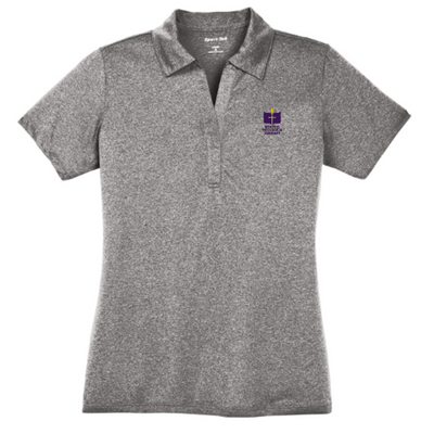 MemphisTheologicalSeminary - Sport-Tek Ladies Heather Contender Polo - v2