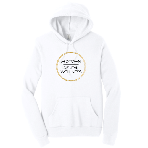 MidtownDental - Unisex Poly/Cotton Hooded Pullover Sweatshirt