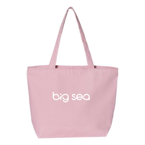 Big Sea - 24.5L Canvas Zippered Tote