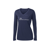 PristineSurgical Sport-Tek Ladies Long Sleeve V-Neck Competitor Tee