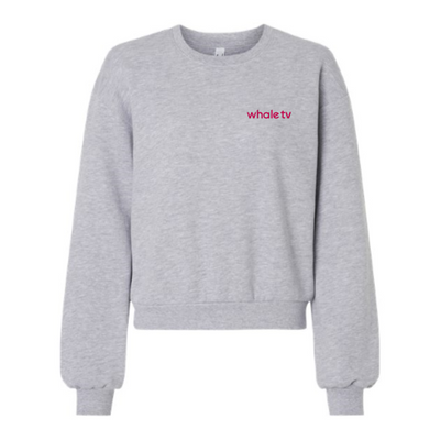 WhaleTV - ReFlex Women's Fleece Crewneck Sweatshirt