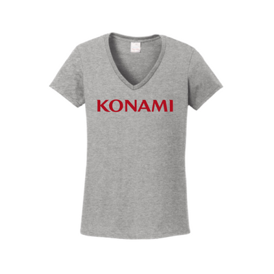 Konami - Gildan Ladies Heavy Cotton 100% Cotton V-Neck T-Shirt