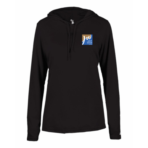 Jack White Real Estate - B-Core L/S Women's Hood Tee v2