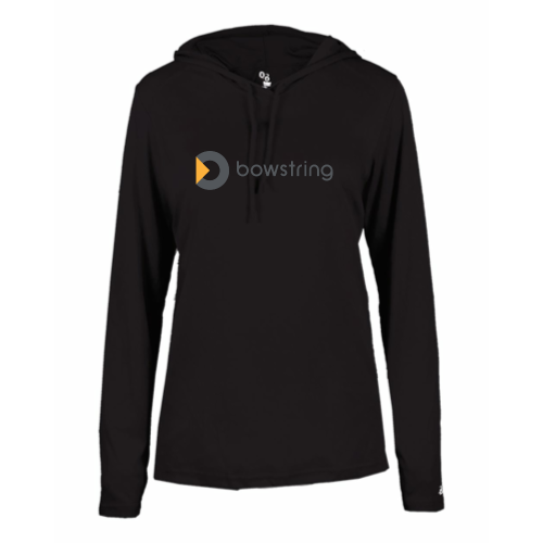 BowstringTV - B-Core L/S Women's Hood Tee