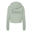 BespokeBeautyLoft - Independent Trading Women's Crop Hoodie v1