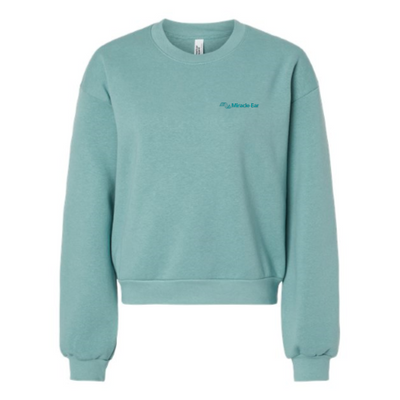Listen Hear - American Apparel ReFlex Women's Fleece Crewneck Sweatshirt