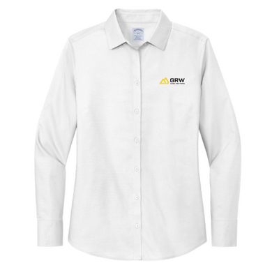 GlobalRockWorks - Brooks Brothers Women's Wrinkle-Free Stretch Nailhead Shirt - v2
