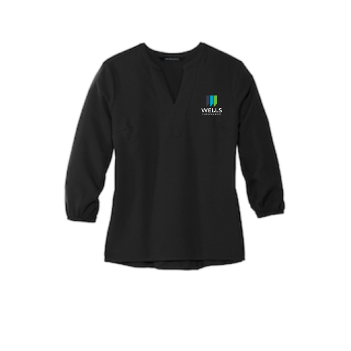 Wells Insurance - Ladies Three Quarter Blouse