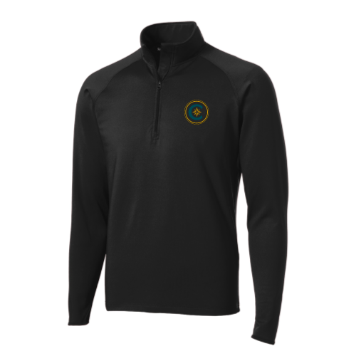 Cutler new - Sport-Tek Men's Sport-Wick Stretch 1/2-Zip Pullover - Black