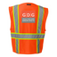 GDG - Solid Front Safety Vest With Mesh Back