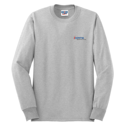 ICONMA - JERZEES Heavyweight Blend 50/50 Cotton/Poly Long Sleeve T-Shirt