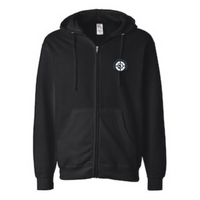 Charleston Veterinary - Midweight Full-Zip Hooded Sweatshirt